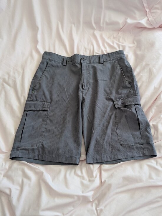 Under Armour Other - Under Armour Grey Ripstop Cargo Golf Shorts 30